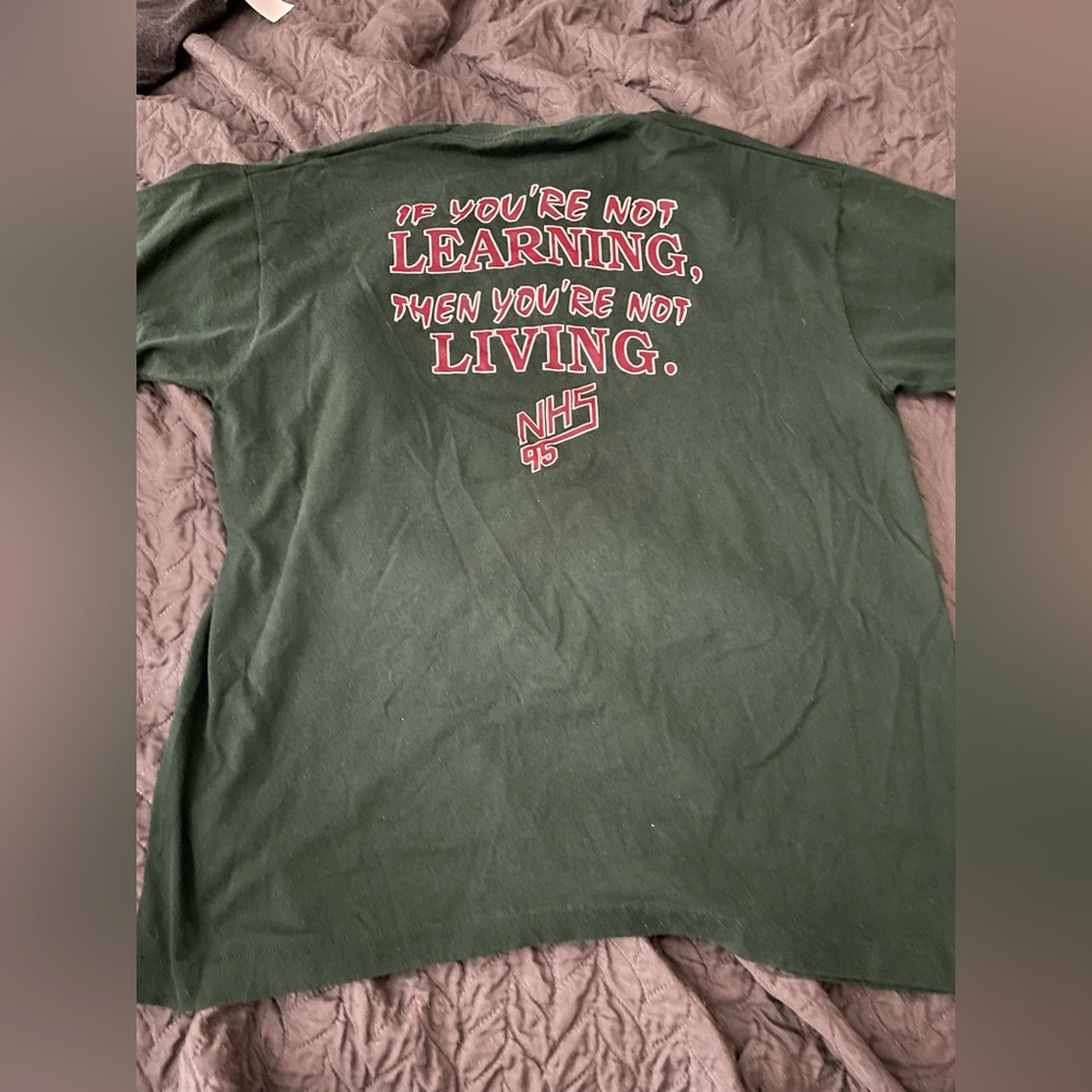 Vintage Single Stitch T shirt Size XL Mens green